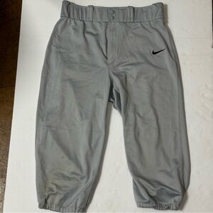 Nike Dri-FIT Men’s Light Gray Baseball Pants Size Medium